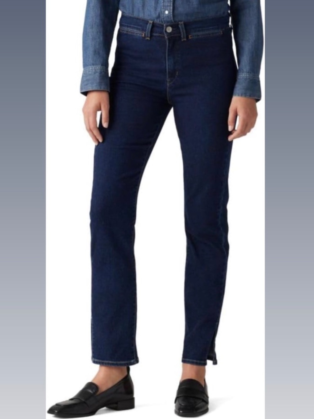 NWT Levis Jeans Women's 724 high Rise Slim straight leg Jeans - sz 29 x 32